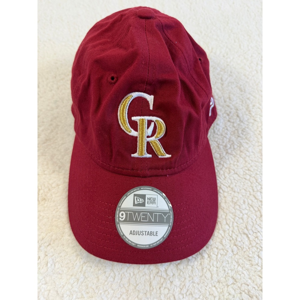 NWT Era Hat Women Adjustable Maroon Colorado Rockies 9TWENTY Denver Adjustable